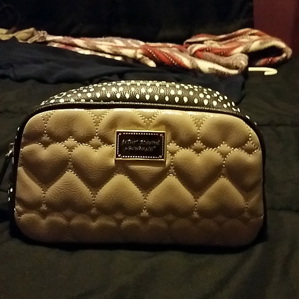 Betsey Johnson makeup bag!!